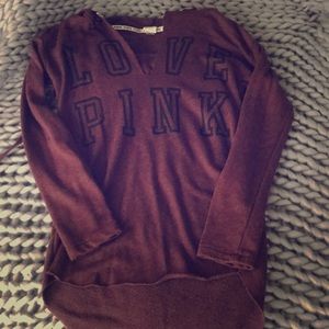 PINK maroon sweatshirt